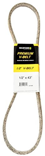 MAXPOWER Keilriemen 347486, Kevlar verstärkt, 1/2'' x 43'' - 4L430 - Aussenlänge L(a) 1095 mm.