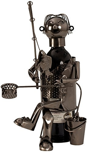 Flaschenhalter Wein Angler Metall Flaschenständer