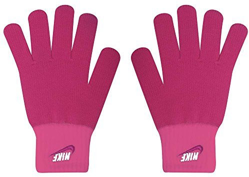 Nike Strickhandschuhe für Jugendliche, Größe XS/S, Fireberry/Desert Pink
