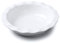 WM Bartleet & Sons 1750 T430 Crinkle Rim Pie Dish, White, 16cm