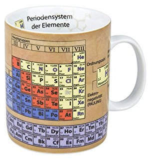 Könitz Wissenschaftsbecher / Wissensbecher / Becher Chemie Periodensystem 460ml