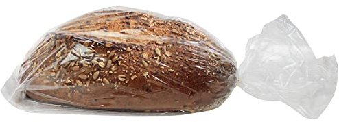 Bread Bags with Ties, Reusable, 100 Clear Bags and 100 Ties