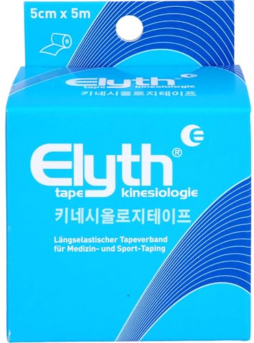 KINESIOLOGIE Tape Elyth 5 cmx5 m blau 1 St