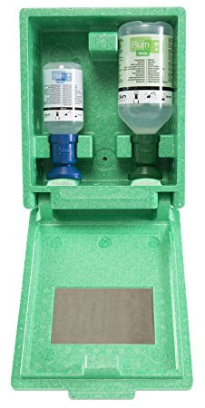 Plum 4789 Augen-Notfallstation in Wandbox mit 2 Flaschen