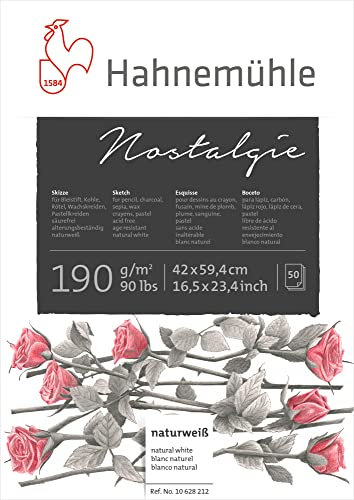 Skizzenblock Nostalgie 190g/m², DIN A2, 50Blatt