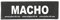 Julius-K9 162LR-BB1-37460 Klettaufschrift, MACHO, baby, schwarz