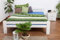 Doppelbett Easy Premium Line K4, 180 x 200 cm Buche Vollholz massiv weiß lackiert