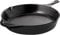 Utopia Kitchen Padella in ghisa Pre-stagionata, 32 cm, Colore Nero