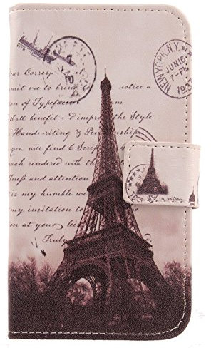 Lankashi PU Flip Leder Tasche Hülle Case Cover Schutz Handy Etui Skin Für Timmy M12 5.5 Stamp Tower Design