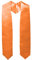GraduationMall Abschluss Stola für akademische Kirche Priester Chor Stola Stahl 152cm Unisex Erwachsene Orange