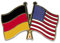 Everflag Freundschaftspin: Deutschland-USA