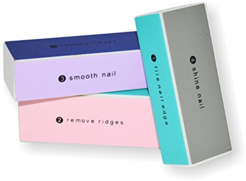 NAILFUN Lot de 3 Polissoirs à 4 Faces