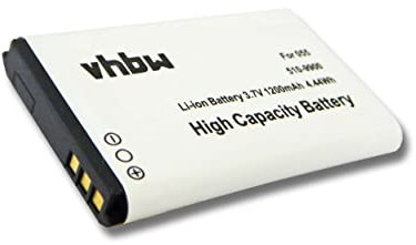 vhbw 1x Akku kompatibel mit Toshiba Camileo P100 HD, Air 10, P100, P10, B10 Pocket, P20, B10 Kamera (1200 mAh, 3,7 V, Li-Ion) - Ersatz für PX1728, PX1728E-1BRS