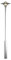 Konstsmide Modena 7336-320 Mastleuchte / B: 40cm T: 40cm H: 237cm / 1x60W / IP44 / galvanisiert/verzinkt