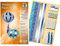 Ursus 23390099 - Designstreifen Paper Balls Frozen, Material für bis zu 6 Paper Balls, Durchmesser ca. 10 cm, 60 Streifen mit Zubehör, ideal zum Basteln von individuellen Weihnachtskugeln