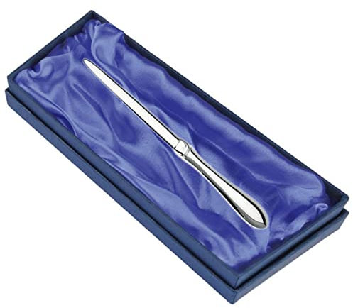 SILBERKANNE Brieföffner Bremen L 21,5 cm Premium Silber Plated edel versilbert mit schicker Geschenkverpackung