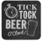 Brainbox Candy Tick Tock Bier Uhr Untersetzer