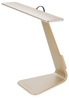Vansuky LED kostenpflichtige Tabelle Lamp(800mA), Touch Control 3-Level Innenministerium dimmbar einstellbare LED ABS Base + Schatten, Lesung Schreibtisch Lampe USB kostenlos-Tischleuchten, elegantes Design für Zuhause und Büro Dekoration, 5mm dünn. (Gloden)