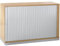 kaiserkraft | Hanna - Rollladenschrank | Höhe 781 mm | 1 Fachboden | Dekor Buche