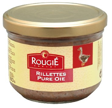 Rougié Gänserilette aus 100% Gänsefleisch, 180g