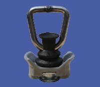 ZURRSCHIENEN.COM 10 Stück Automotive Fitting (Zurröse Flugöse) für Airlineschiene Belastbarkeit 400 daN