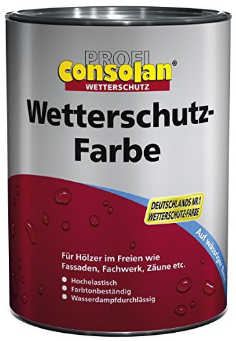 Consolan Profi Wetterschutzfarbe Blaugrau 0,75l
