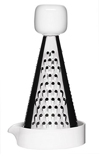 Sagaform 5016104 - Grattugia in Acciaio Inox con Raccoglitore in grès
