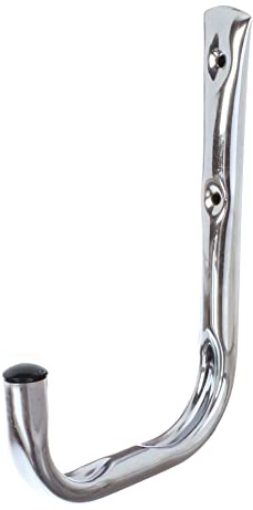 DIY Element System Alberts 802042 Wandhaken | wahlweise in verschiedenen Ausführungen | gebogen | galvanisch blau verzinkt | Durchmesser Ø18 mm | 215 x 150 mm