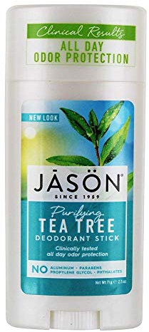 Jason Body Care: Deodorant Stick, Tea Tree Oil 2.5 oz (5 pack)