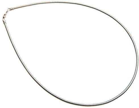 Omega Halsreifen 2,3mm Durchmesser - 925 Sterling Silber, Länge wählbar 38-55cm …