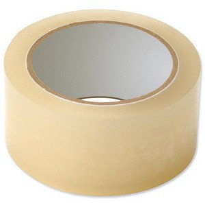 5 Star Office Packaging Tape Low Noise Polypropylene 48mm x 66m Clear Pack 6
