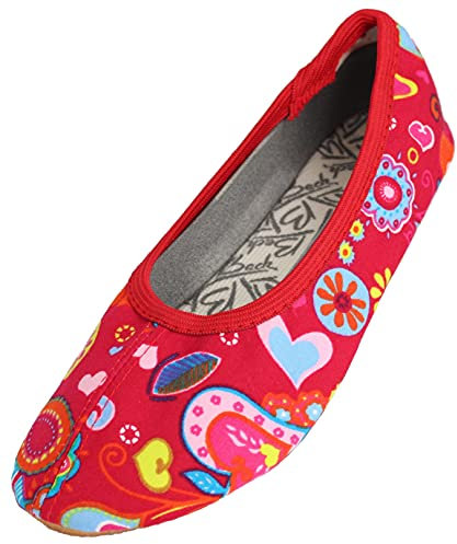 Beck Mädchen Fantasy Gymnastikschuhe, Rot, 30 EU