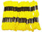 Knitwit - Set di 25 matassa di filo di cotone giallo per cucire e ricamo, punto croce