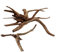 emours Aquarium Driftwood Tropical Fish Plant Habitat Decor Varies Size, Small & Large,2 pcs Pack