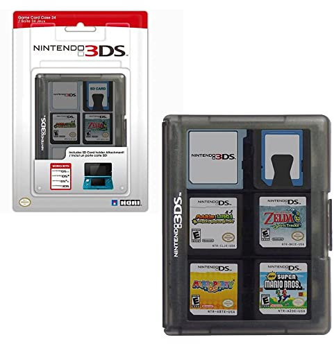 Hori - Game Card Case 24, Color Negro (Nintendo 3Ds)