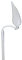 Orchideenstab Blumenstab Blumenhalter aus Glas mit Blatt kristall 3 x 39 cm handgeformt Lauschaer Glas das Original