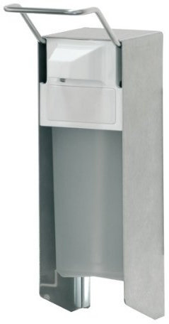 Ophardt ingo-man® classic E - ELS - ELSX Seifen- und Desinfektionsmittelspender 500ml, Variante:Kurzer Bedienhebel mit Verschlussblende