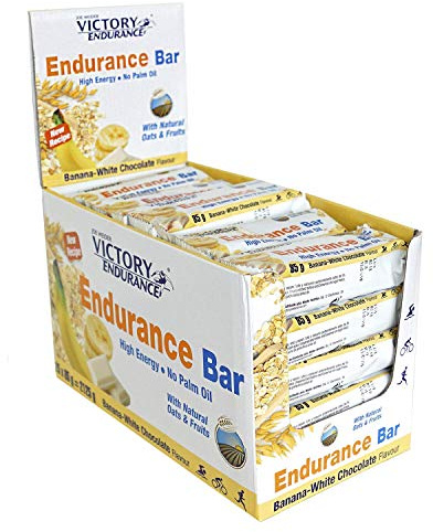 VICTORY ENDURANCE Endurance Bar Chocolate Blanco-Banana 85g x 25