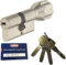 ABUS EC660 ECK660 Profil-Knaufzylinder Länge (a/b) Z60/K30mm (c=90mm) mit 4 Schlüssel, mit Sicherungskarte