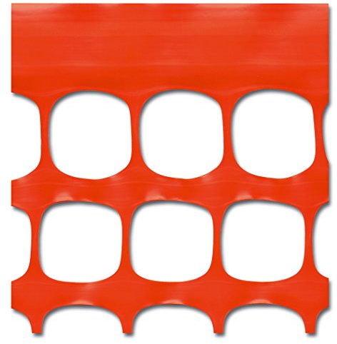 Tenax Netzbereich für Baustellenabgrenzung aus Polyethylen mit hoher Dichte, Farbe orange, H. 1,50 x 50 cm