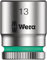 Wera 05003512001 8790 HMA Douille Zyklop à emmanchement 1/4, 13.0 mm, Vert