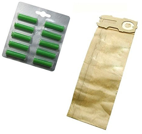 S&G group 40 Sacchi Filtro + 40 PROFUMI ASPIRAPOLVERE Folletto VK120 VK121 VK122