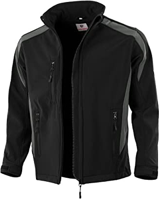 QUALITEX HIGH QUALITY WORKWEAR Softshelljacke,94% PES,6% ELASTAN,INNEN FLEECEKASCHIERT Größe XXL