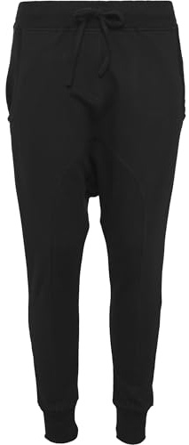Urban Classics Women's Ladies Light Fleece Sarouel Pant Sports, Black (Black 7), M