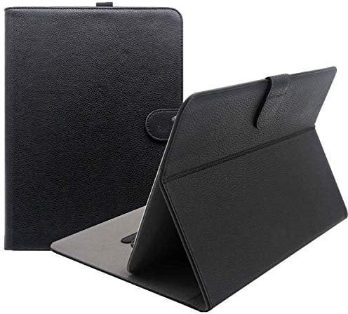 ProCase Universal Folio Klapp Hülle für 9-10 Zoll Table, PU-Leder Ständer Schutzhülle für 9 9.7 10.1 Tablet mit Multi WinkelStand, NeuTab, iRulu, Acer, Toshiba, RCA, iView, Dell, HP -Schwarz