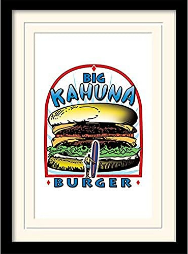Pulp Fiction MP10970P-PL (Big Kahuna Burger) Montiert & Rahmen - Größe: 45 cm x 35 x 2 cm