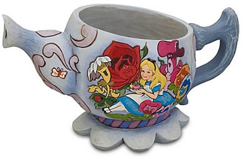 Disney Traditions Garden Collection 4016539 Alice in Wonderland Planter Pot