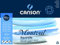 CANSON Montval, Aquarellpapier, fein, 300 g/m², rundum geleimter Block, 24 x 32 cm, Weiß, 12 Blatt