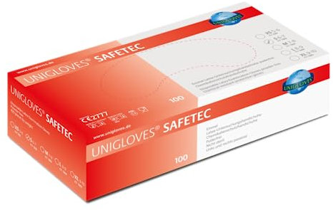 Latex Handschuhe 100 Stück Gr. S, puderfrei, Rollrand, Einmal Handschuhe in Box