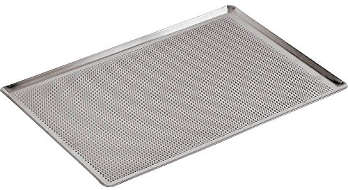 Demarle 41756-32 Teglia Fondo Forato Bordi 45 Gradi, Alluminio